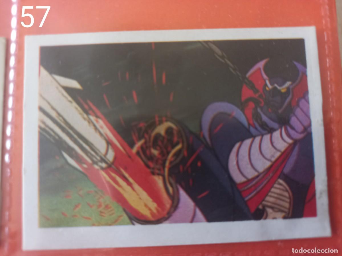Coleccionismo Cromos antiguos: Cromo n.57 mazinger z-1 despegado