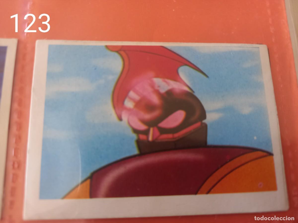 Coleccionismo Cromos antiguos: Cromo n.123 mazinger z-1 despegado