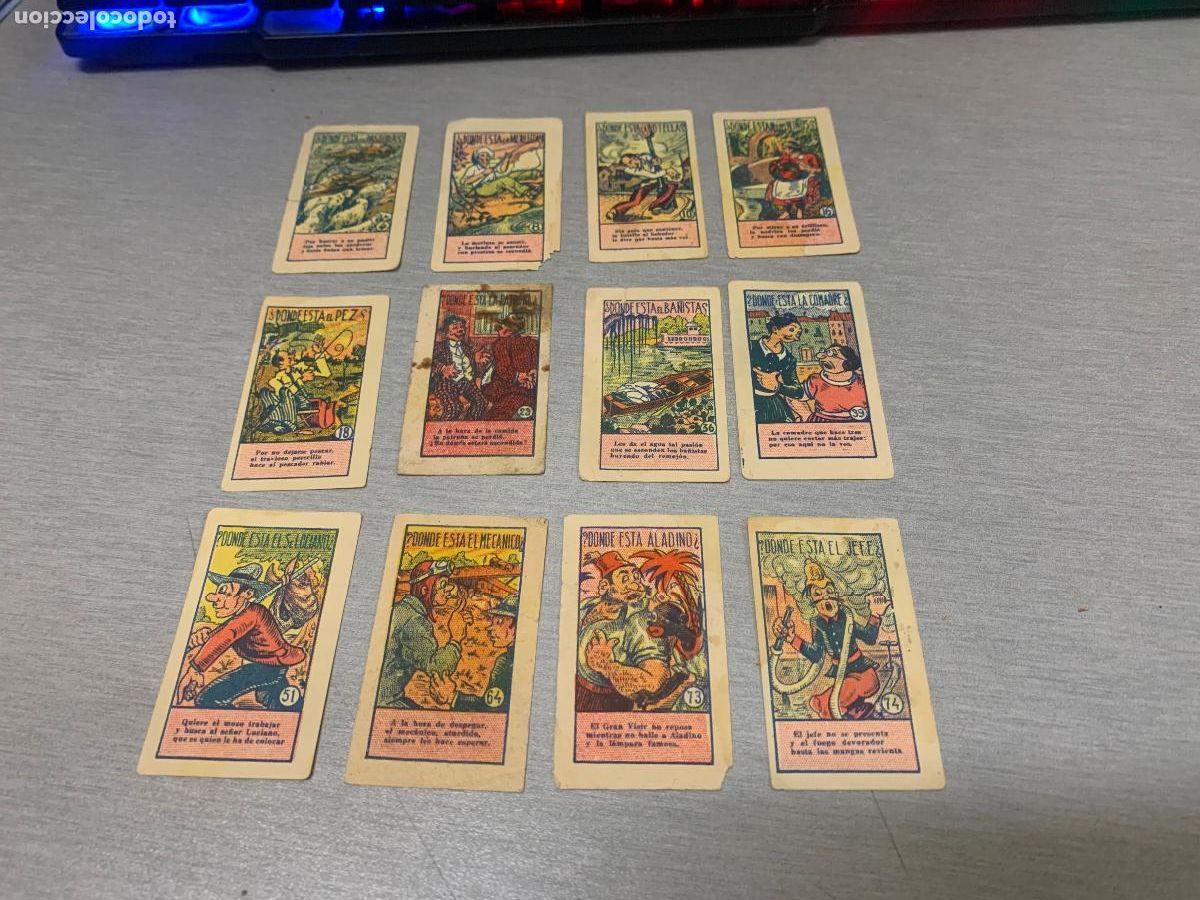 Coleccionismo Cromos antiguos: CROMOS CONDIFRAN ROMPECABEZAS / LOTE CON 12 CROMOS / SALSA CONDIFRAN - ESPINARDO (MURCIA)