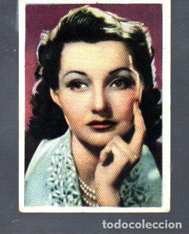 Coleccionismo Cromos antiguos: CROMO DE CINE FOTO DE BRUGUERA HOJA G -7 N &ordm; 7 LYNN BARI (NO. ESTUVO PEGADO)