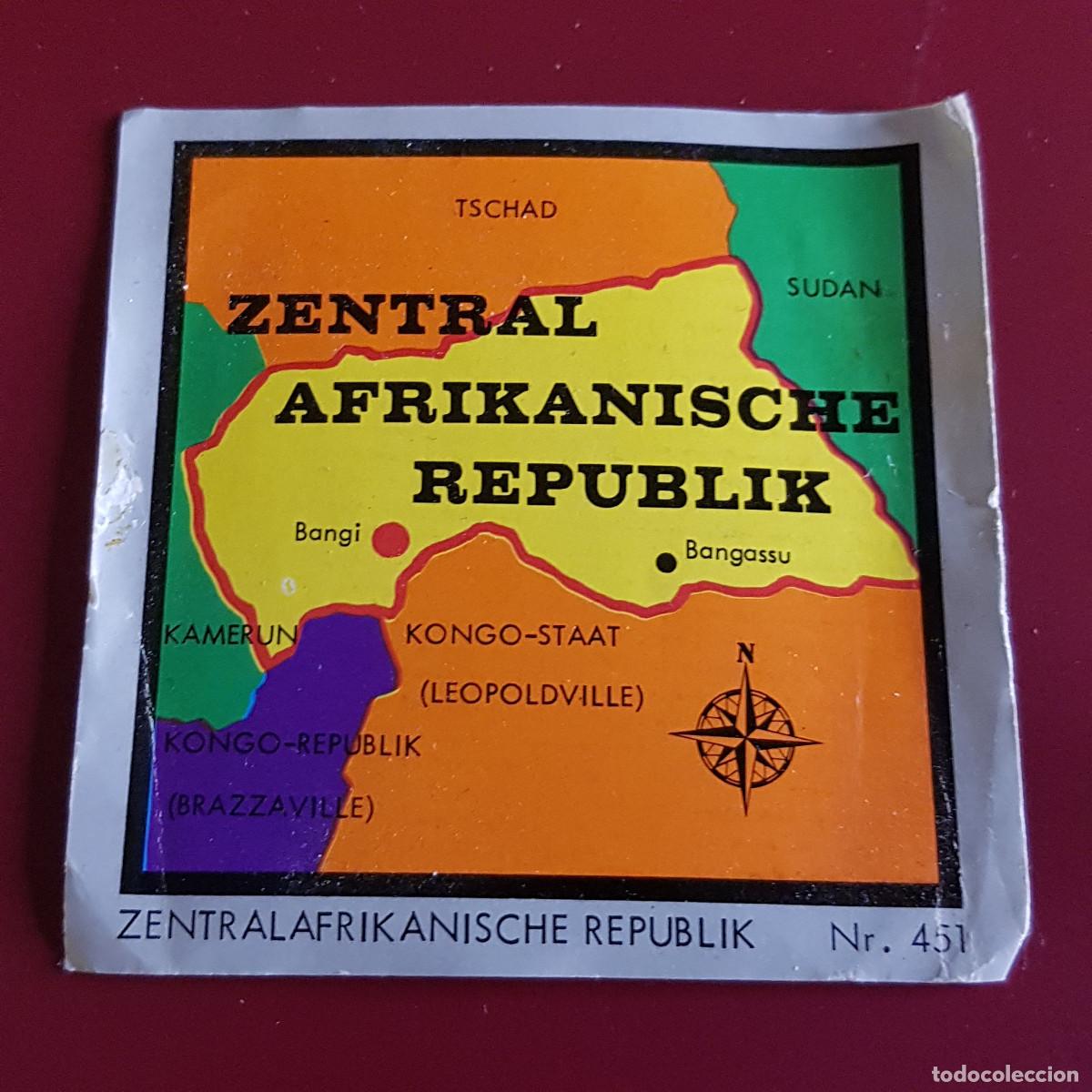 Coleccionismo Cromos antiguos: MIRANDA SAMMELALBEM - LANDKARTEN - FLAGGEN - MUNZEN - WAPPEN - 451 - NUNCA PEGADO