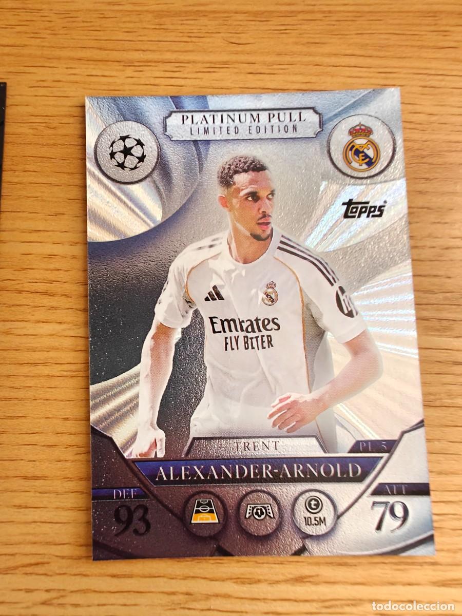 Coleccionismo Cromos antiguos: Trent Alexander-Arnold PL 5 Match Attax 25 26 Platinum Pull Real Madrid 2025 2026