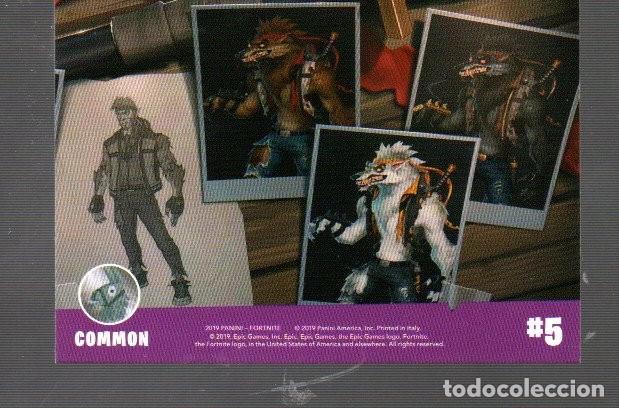 Coleccionismo Cromos antiguos: Trading card. CROMO. FORTNITE - PANINI - N&ordm; 5 .COMMON DEL A&Ntilde;O 2019 - EPIC GAMES