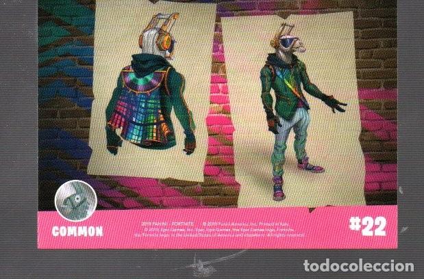 Coleccionismo Cromos antiguos: Trading card. CROMO. FORTNITE - PANINI - N&ordm; 22 COMMON DEL A&Ntilde;O 2019 - EPIC GAMES
