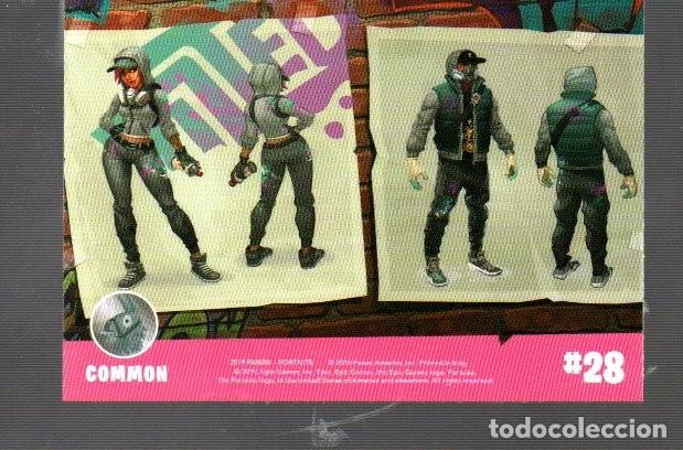 Coleccionismo Cromos antiguos: Trading card. CROMO. FORTNITE - PANINI - N&ordm; 28 COMMON DEL A&Ntilde;O 2019 - EPIC GAMES