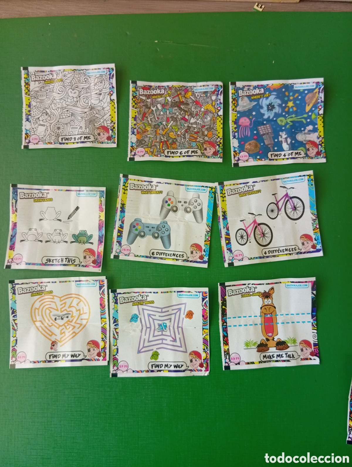 Coleccionismo cromos antiguos: LOTE DE CHICLES BAZOOKA - Foto 2