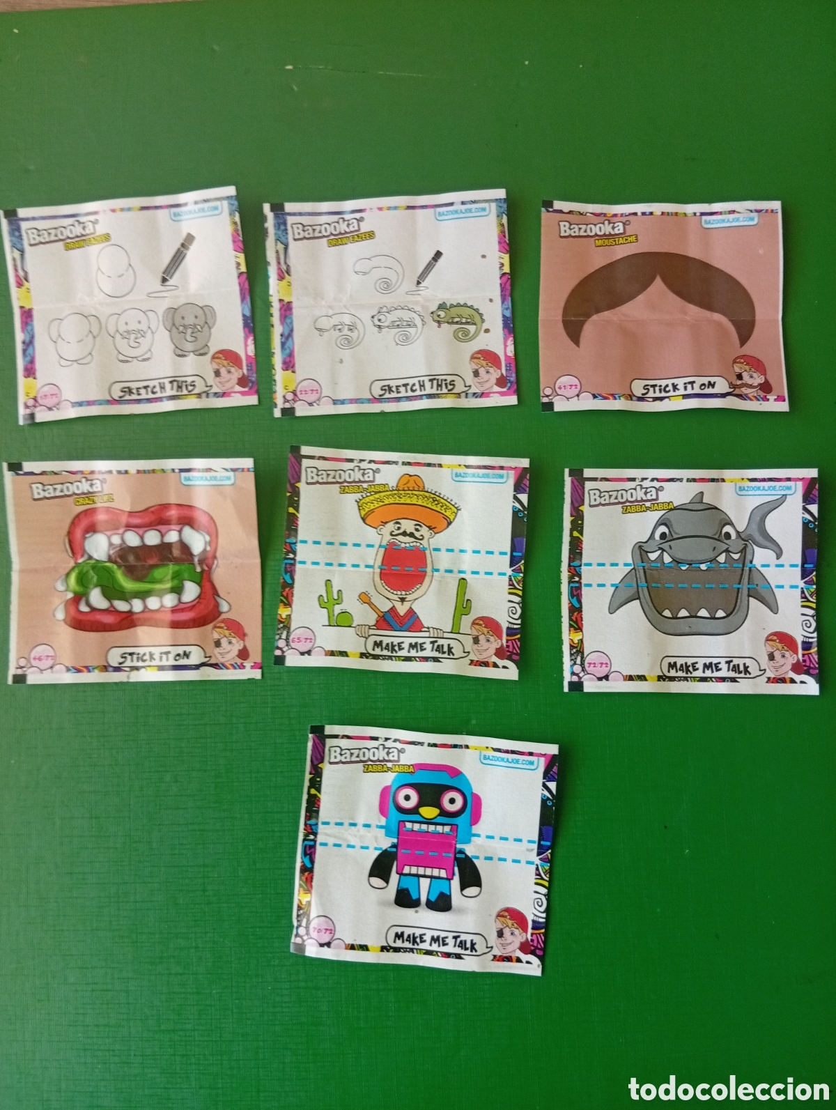 Coleccionismo cromos antiguos: LOTE DE CHICLES BAZOOKA - Foto 3
