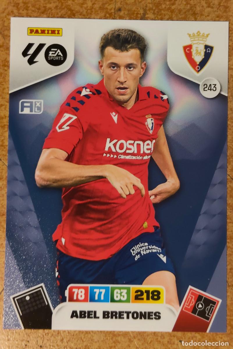 Coleccionismo Cromos antiguos: 243 ABEL BRETONES OSASUNA ⚽ LIGA ADRENALYN XL 2025 2026 25 26
