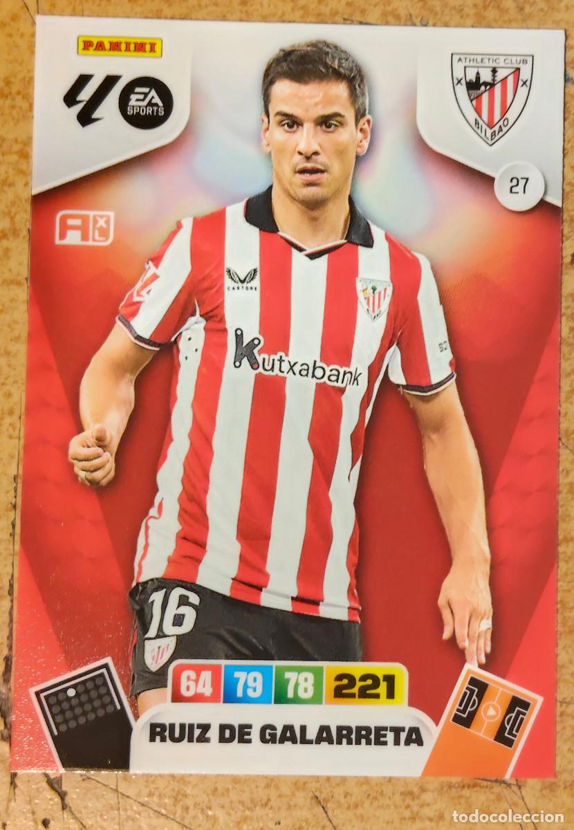 Coleccionismo Cromos antiguos: #027 | Panini | Adrenalyn XL | La Liga | 2025-2026 | Ruiz de Galarreta | Athletic Club | Basico