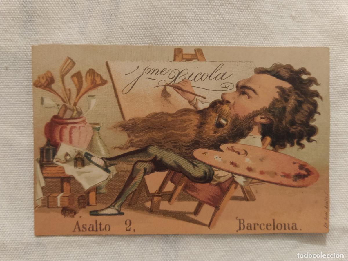 Coleccionismo Cromos antiguos: BARCELONA - XICOLA ARTICULOS PARA FUMADORES - TARJETA ANTIGUA -(116.128)