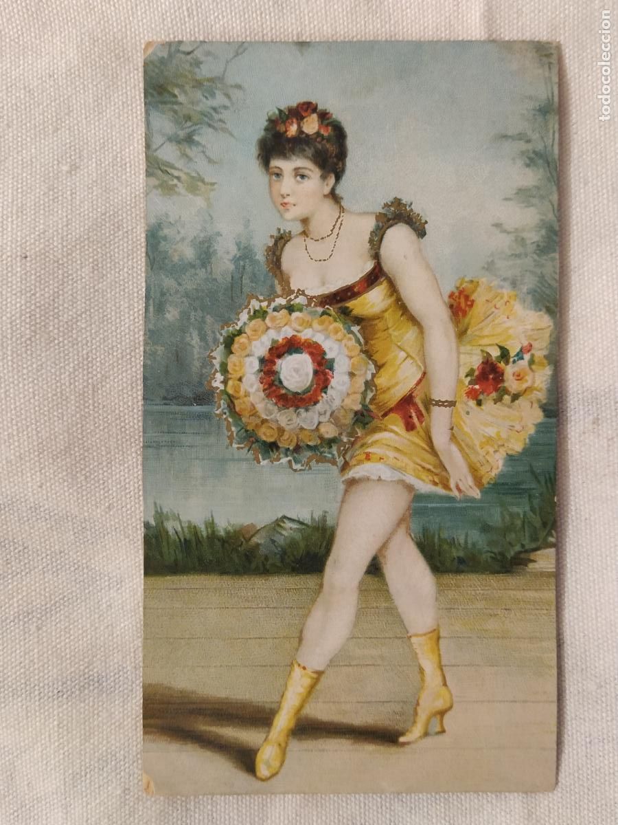 Coleccionismo Cromos antiguos: LOS DEPENDIENTES DEL CAFE DE NOVEDADES - FELICITACION ANTIGUA NAVIDAD -(116.131)