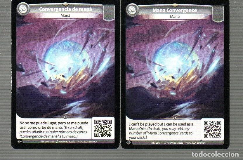 Coleccionismo Cromos antiguos: DOS CROMO DE THE OUROBOROS , KELON BURST DEL A&Ntilde;O 2024 CONVERGENCIA DE MAN&Aacute; EN ESPA&Ntilde;OL Y INGL&Eacute;S.
