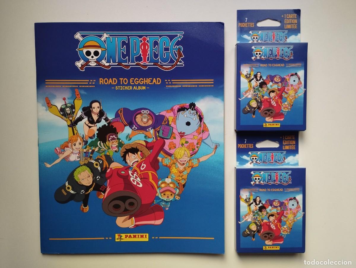 Coleccionismo Cromos antiguos: ALBUM VACIO ONE PIECE + 2 CAJAS DE 7 SOBRES CON 1 EDICION LIMITADA C/U