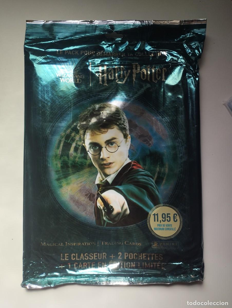 Coleccionismo Cromos antiguos: PACK DE INICIO HARRY POTTER WIZARDING WORLD ARCHIVADOR + 2 SOBRES CON 1 EDICION LIMITADA C/U