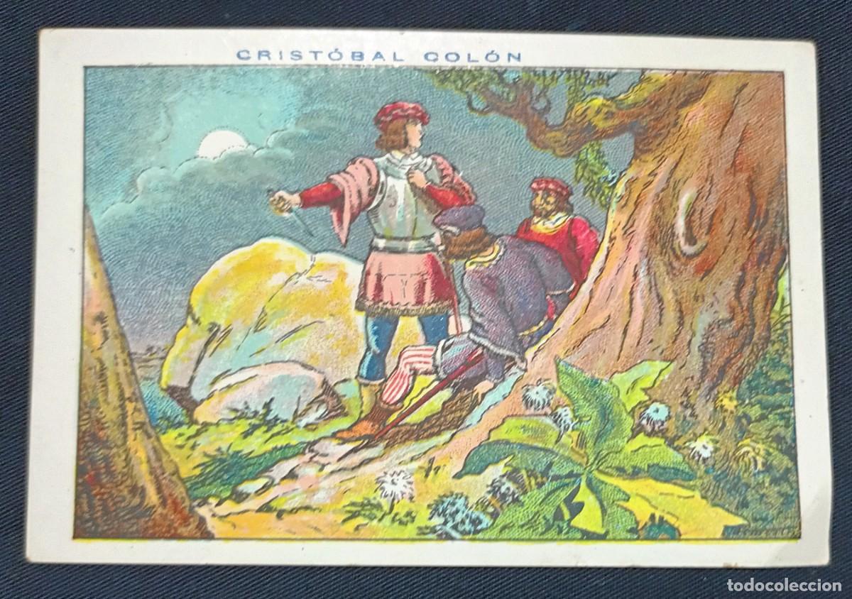 Coleccionismo cromos antiguos: CROMO CRIST&Oacute;BAL COL&Oacute;N N&ordm; 91.CHOCOLATES JUNCOSA - Foto 1