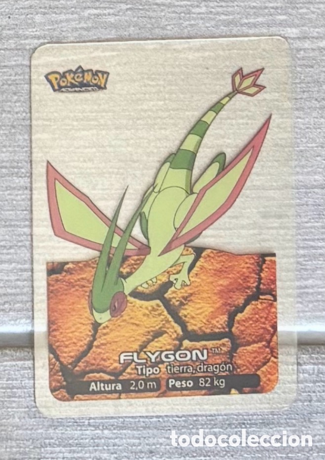 Coleccionismo Cromos antiguos: Carta Lamincards lamin card Pokemon advanced generaci&oacute;n FLYGON
