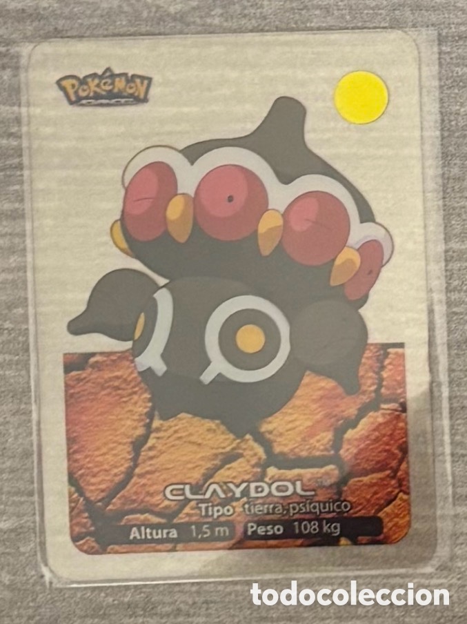 Coleccionismo Cromos antiguos: Carta Lamincards lamin card Pokemon advanced generaci&oacute;n CLAYDOL
