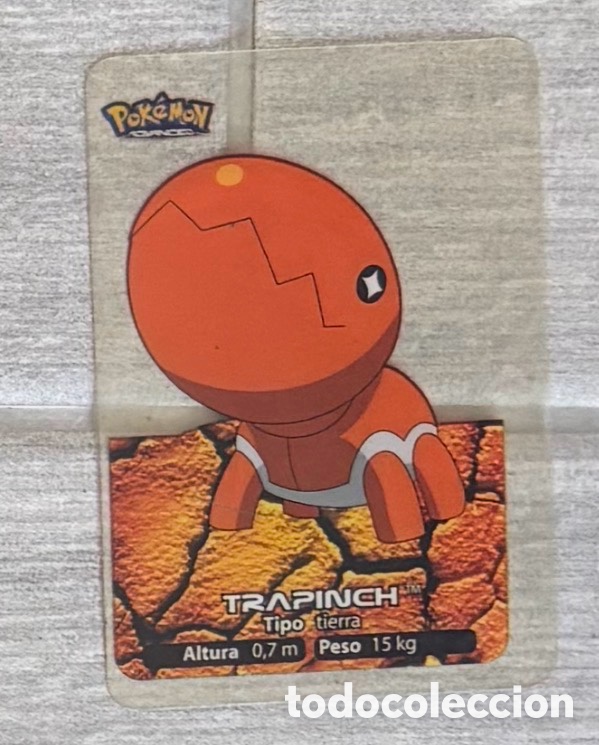 Coleccionismo Cromos antiguos: Carta Lamincards lamin card Pokemon advanced generaci&oacute;n TRAPINCH
