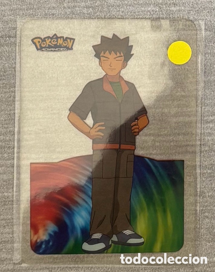 Coleccionismo Cromos antiguos: Carta Lamincards lamin card Pokemon advanced generaci&oacute;n BROCK