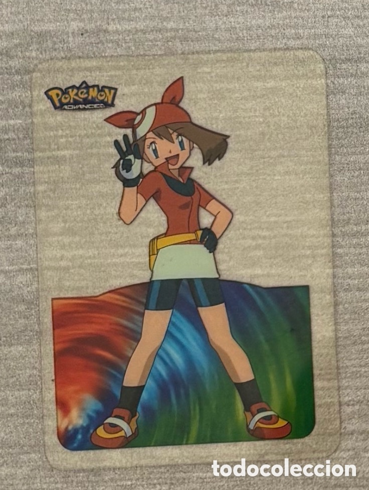 Coleccionismo Cromos antiguos: Carta Lamincards lamin card Pokemon advanced generaci&oacute;n AURA