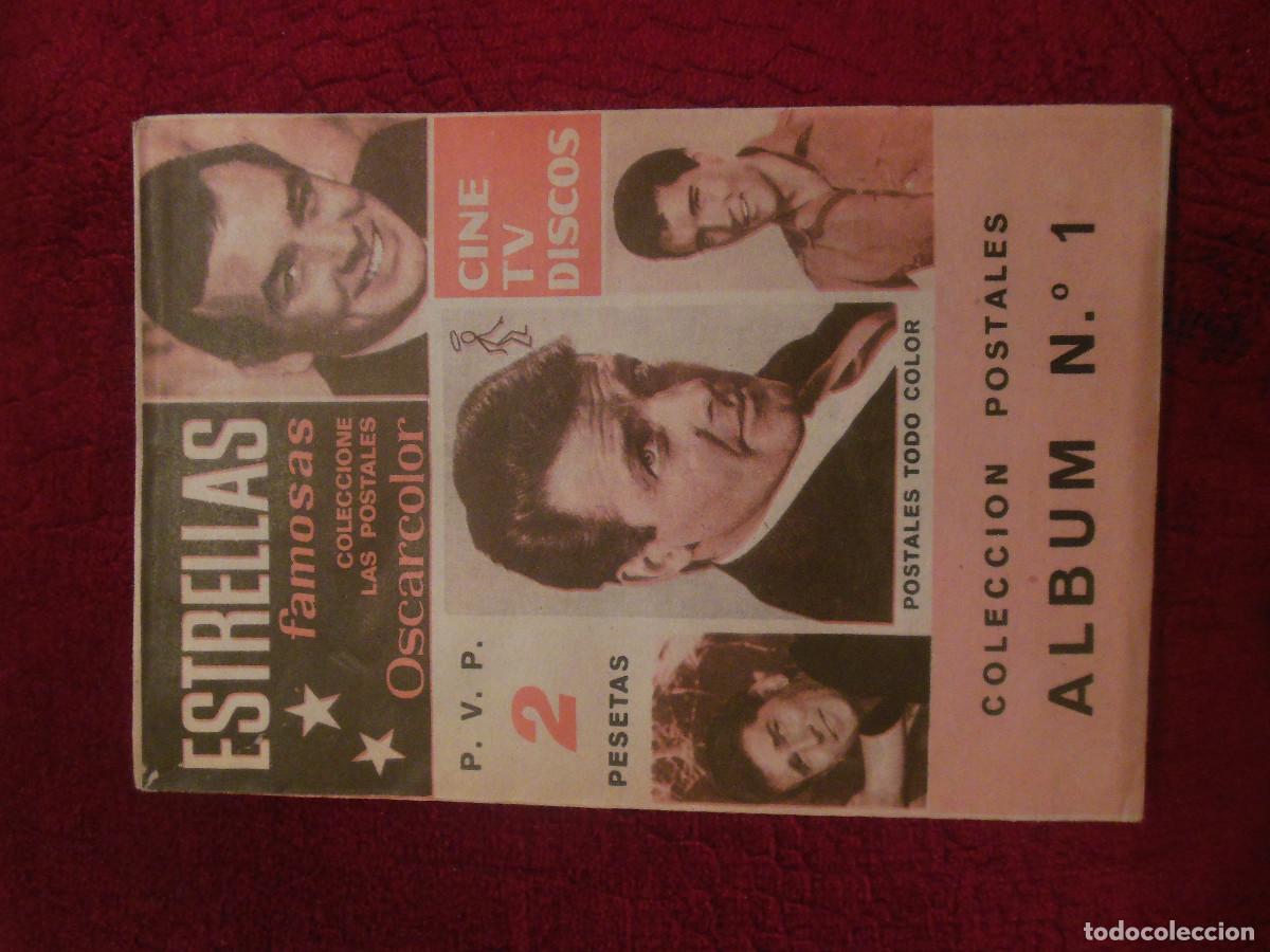 Coleccionismo Cromos antiguos: ESTRELLAS FAMOSAS SOBRE DE CROMOS SIN ABRIR COLECCION POSTALES ALBUM 1 ELVIS PRESLEY JAMES BOND