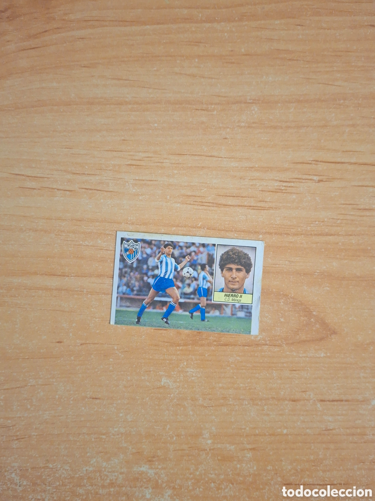 Coleccionismo Cromos antiguos: Este 84 85 hierro ll malaga despegado ver fotos