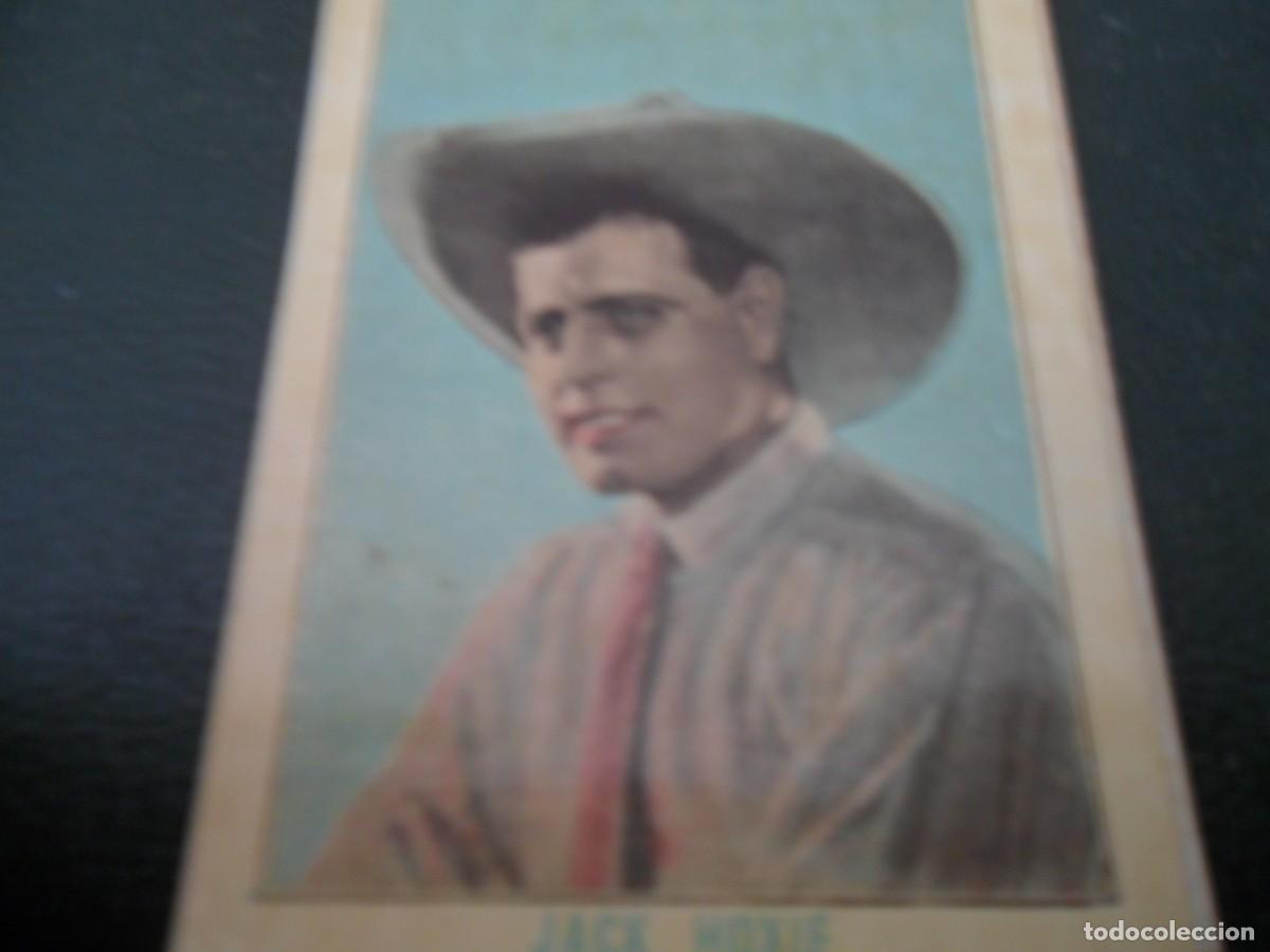 Coleccionismo Cromos antiguos: CHOCOLATE JUNCOSA ARTISTAS DEL CINE JACK HOXIE