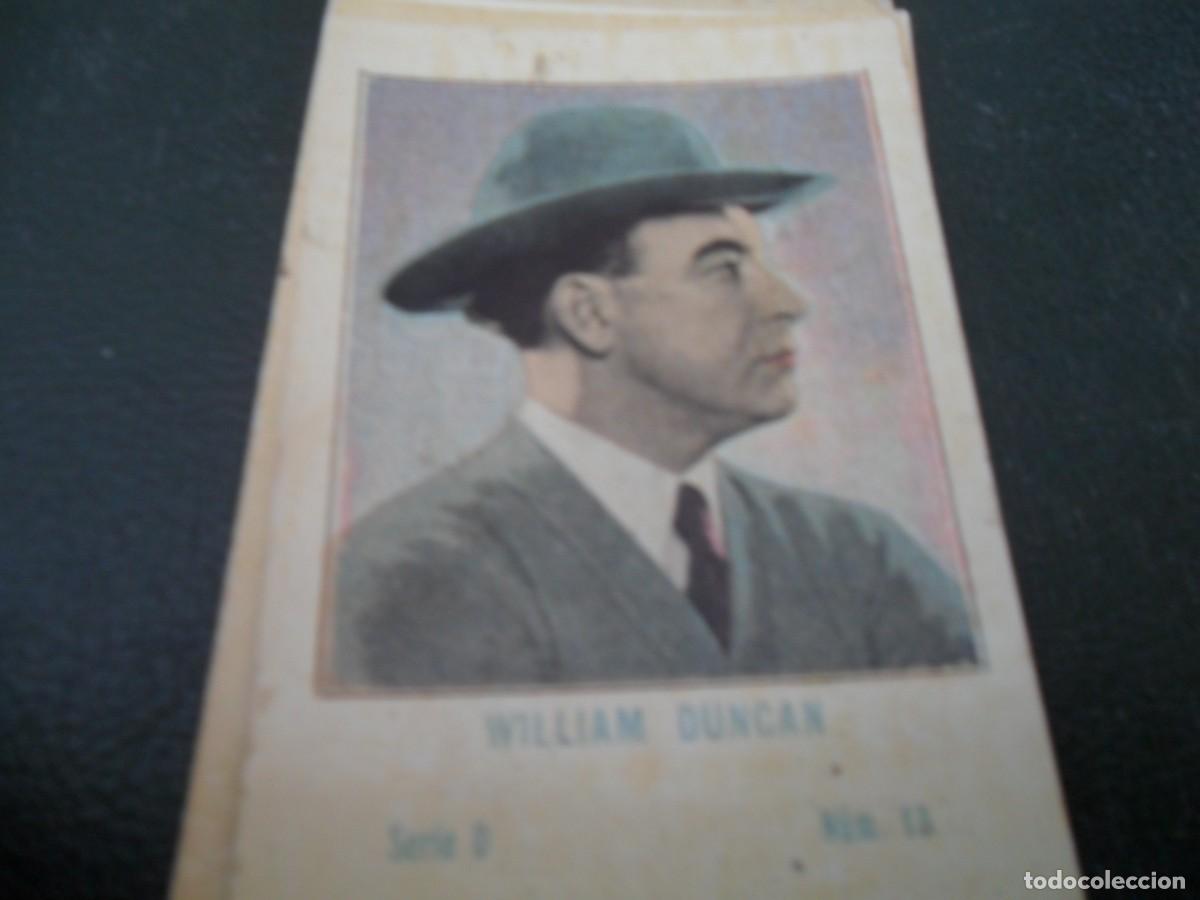 Coleccionismo Cromos antiguos: CHOCOLATE JUNCOSA ARTISTAS DEL CINE WILLIAM DUNCAN