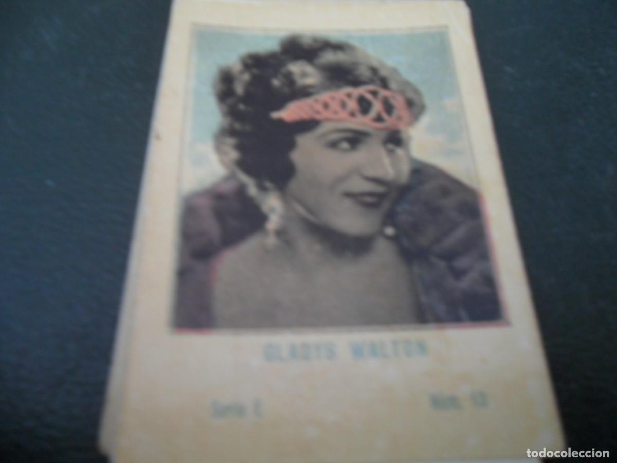 Coleccionismo Cromos antiguos: CHOCOLATE JUNCOSA ARTISTAS DEL CINE GLADYS WALTON