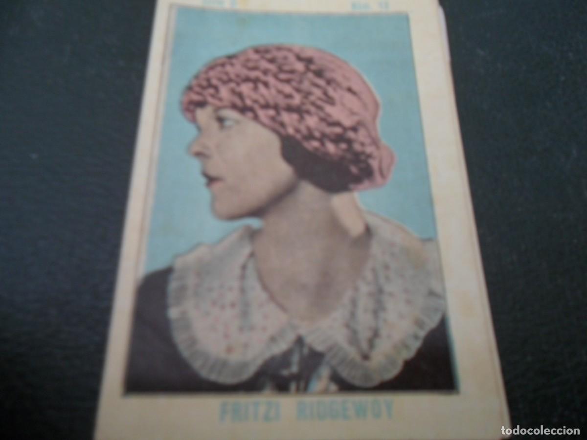 Coleccionismo Cromos antiguos: CHOCOLATE JUNCOSA ARTISTAS DEL CINE FRITZI RIDGEWOY