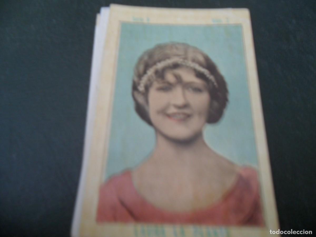 Coleccionismo Cromos antiguos: CHOCOLATE JUNCOSA ARTISTAS DEL CINE LAURA LA PLANTE