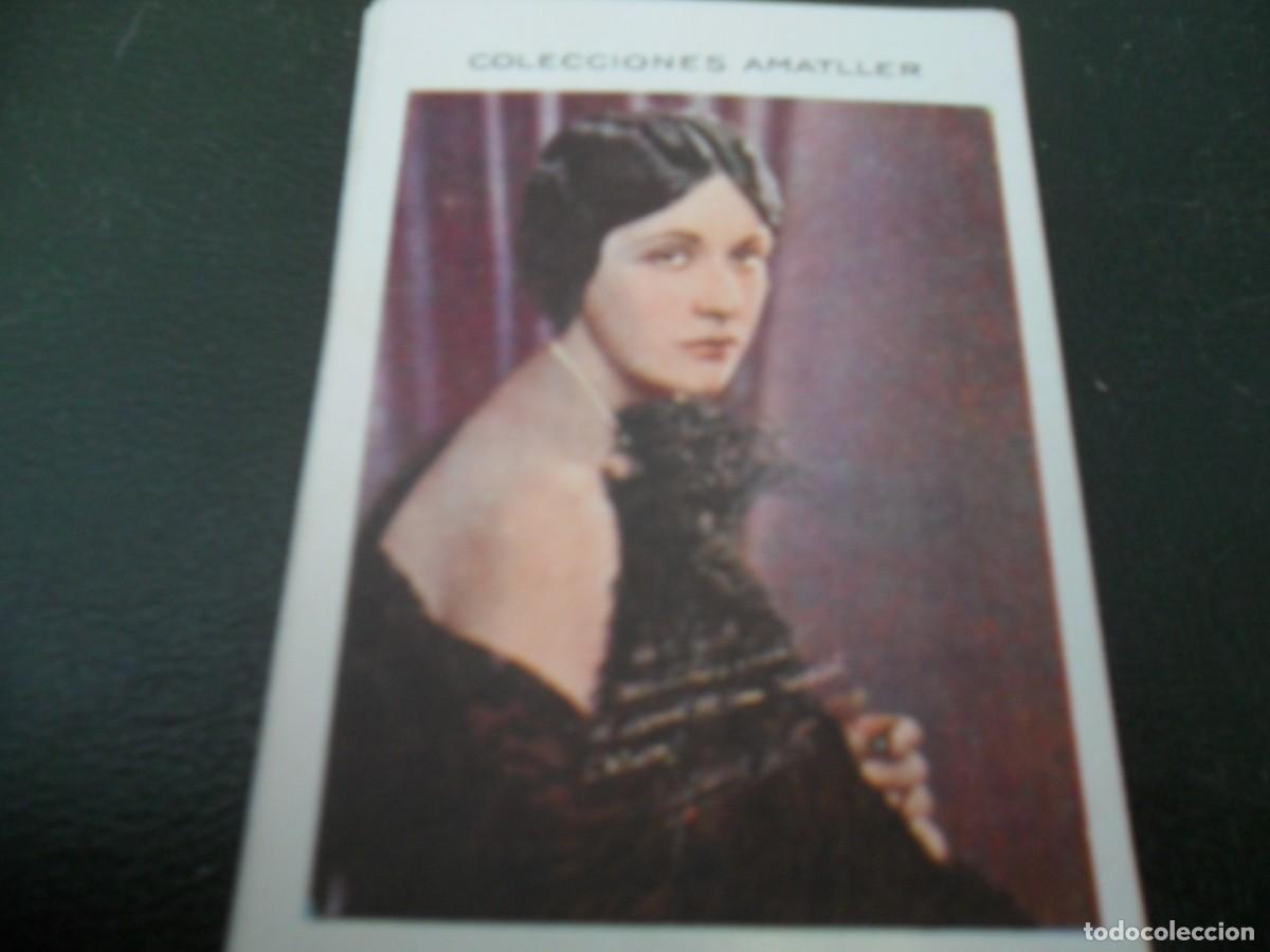 Coleccionismo Cromos antiguos: COLECCIONES AMATLLER VIRGINIA VALLI