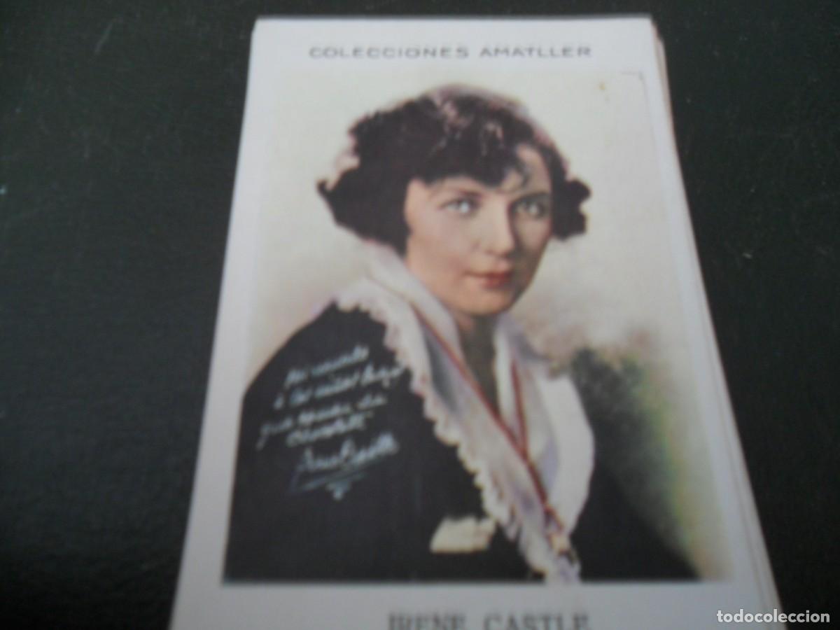Coleccionismo Cromos antiguos: COLECCIONES AMATLLER IRENE CASTLE