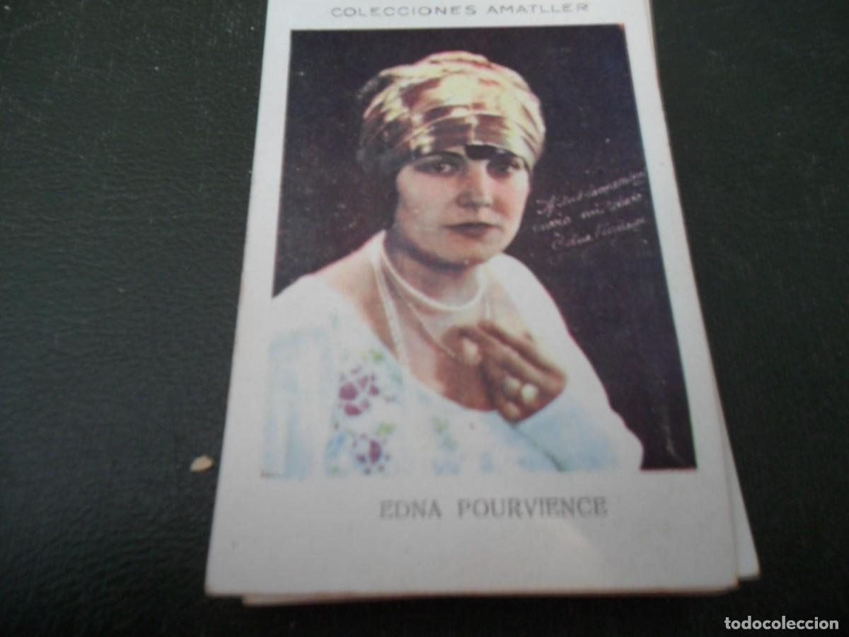 Coleccionismo Cromos antiguos: COLECCIONES AMATLLER EDNA POURVIENCE