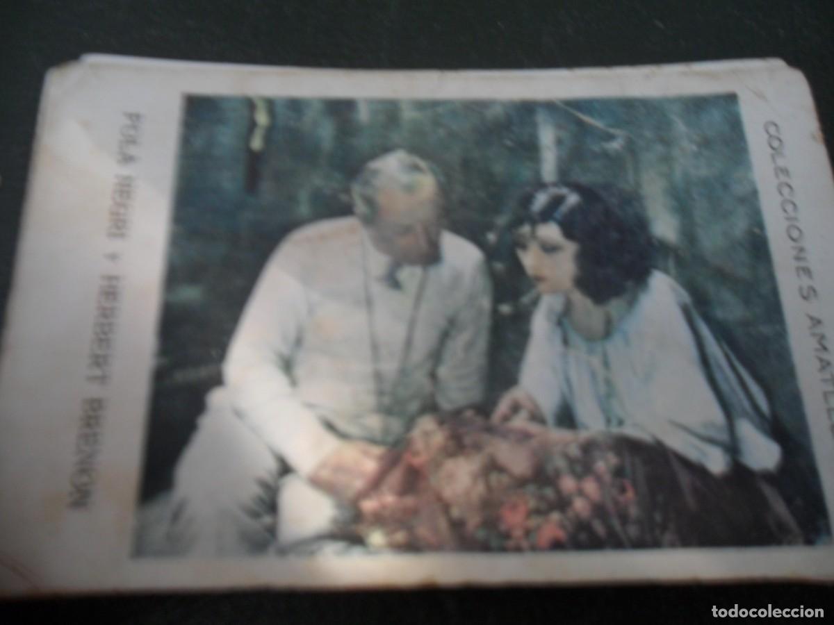 Coleccionismo Cromos antiguos: COLECCIONES AMATLLER POLA NEGRI Y HERBERT BRENON