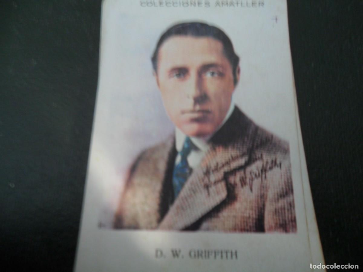 Coleccionismo Cromos antiguos: COLECCIONES AMATLLER D.W. DRIFFITH