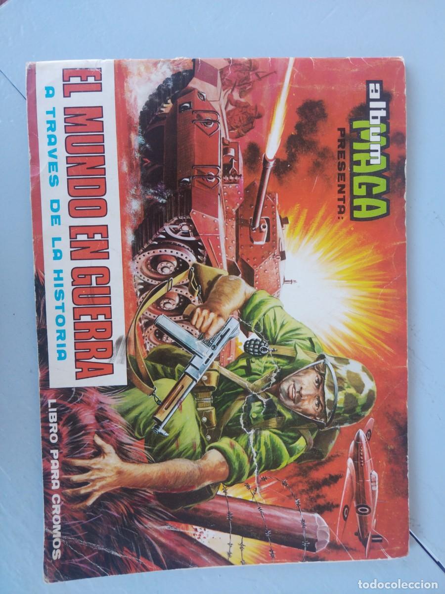 Coleccionismo Cromos antiguos: ALBUM EL MUNDO EN GUERRA A TRAV&Eacute;S DE LA HISTORIA. Editorial Maga