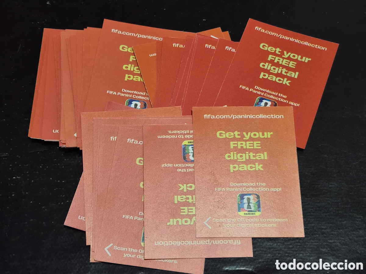 Coleccionismo Cromos antiguos: LOTE DE 48 C&Oacute;DIGOS FIFA WORLD CUP 2026 SIN ACTIVAR