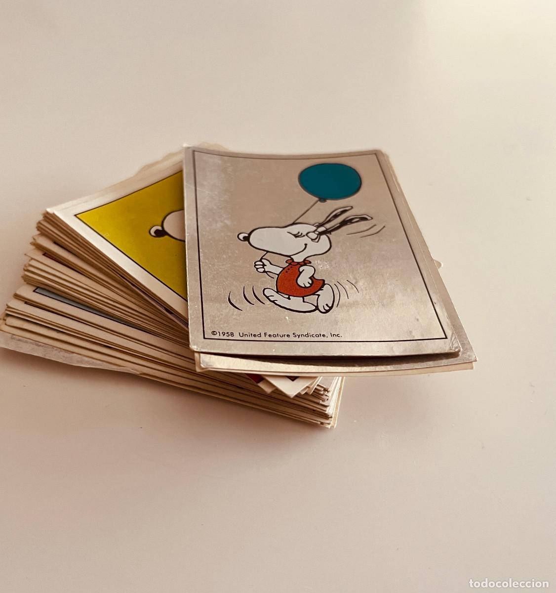 Coleccionismo Cromos antiguos: LOTE DE 47 CROMOS I LOVE SNOOPY