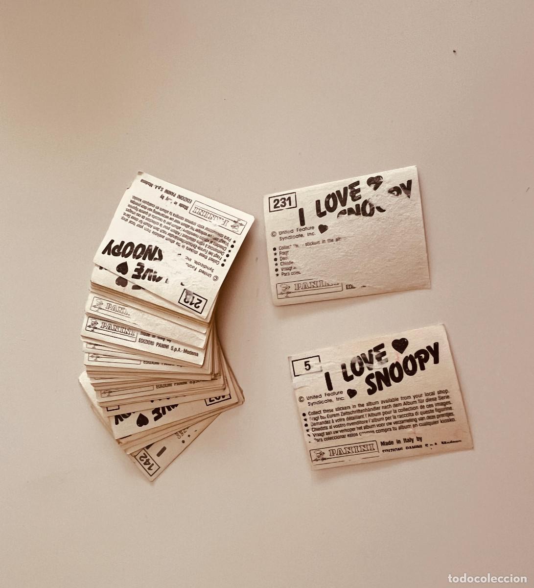 Coleccionismo cromos antiguos: LOTE DE 47 CROMOS I LOVE SNOOPY - Foto 2