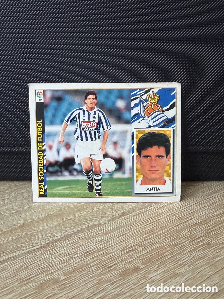 Coleccionismo Cromos antiguos: LIGA 97 98 - Antia - Real Sociedad - coloca DIF&Iacute;CIL- Ediciones Este