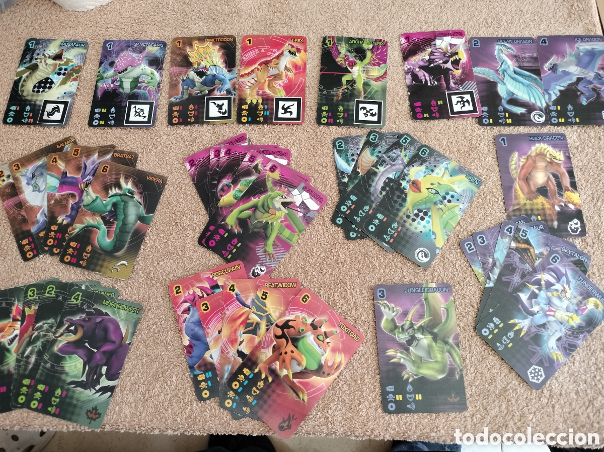 Coleccionismo Cromos antiguos: Cartas invizimals 2009-2012