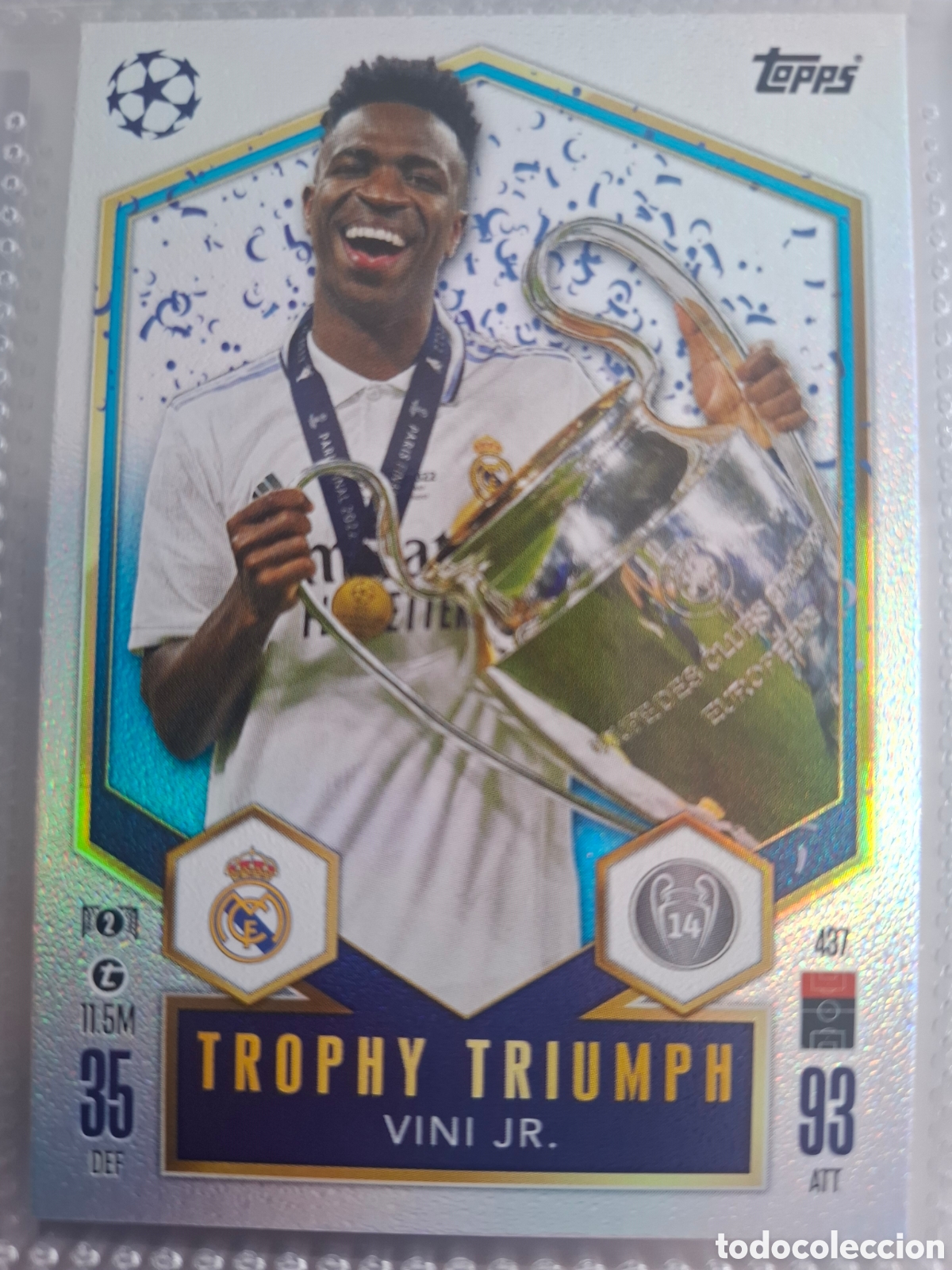 Coleccionismo Cromos antiguos: Vini Jr Trophy Triumph