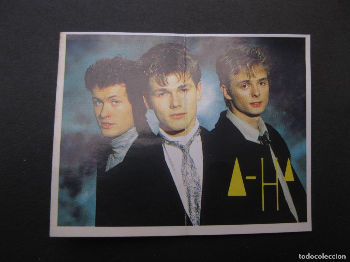 Coleccionismo Cromos antiguos: CROMO - ESTRELLAS DEL ROCK - A-HA - MATUTANO - NUNCA PEGADO.