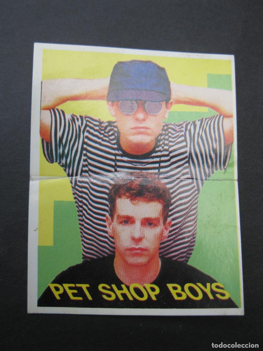Coleccionismo Cromos antiguos: CROMO - ESTRELLAS DEL ROCK - PET SHOP BOYS - MATUTANO - NUNCA PEGADO.
