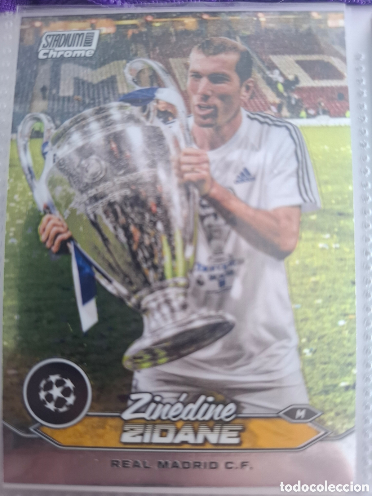 Coleccionismo Cromos antiguos: Zidane Stadium Chrome