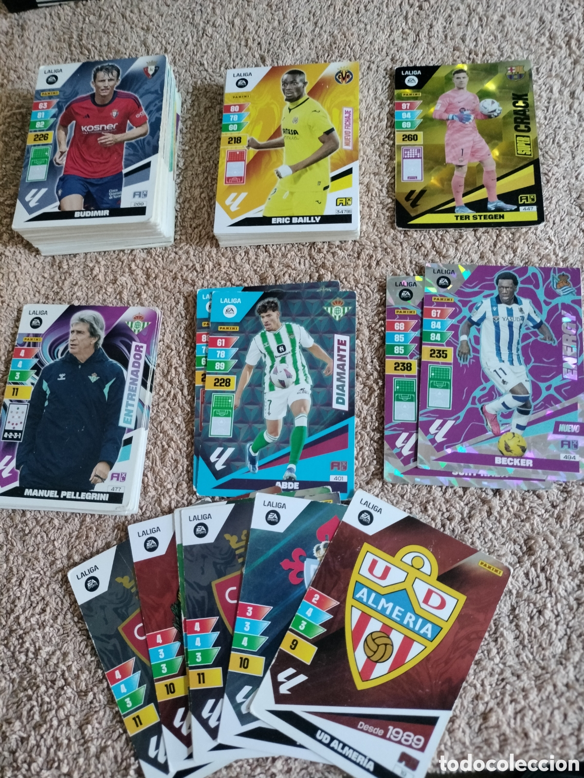 Coleccionismo Cromos antiguos: Cromos la liga adrenalyn XL 2023-24