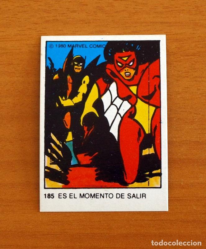 Coleccionismo Cromos antiguos: Superh&eacute;roes - N&ordm; 185 Mujer Ara&ntilde;a - Marvel 1980 Comics Group - Chocolates Terrabusi - Nunca pegado