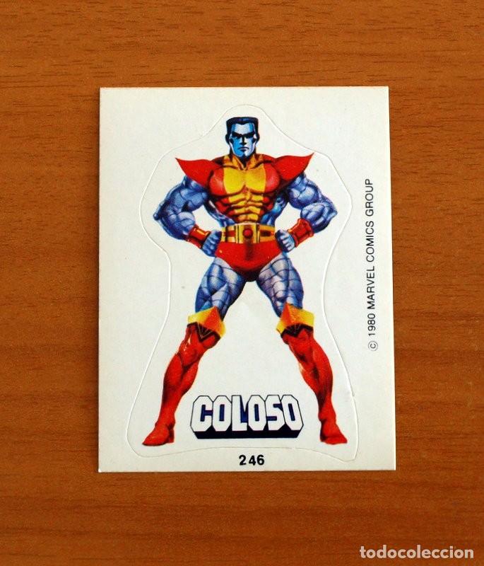 Coleccionismo Cromos antiguos: Superh&eacute;roes - N&ordm; 246 Coloso - Marvel 1980 Comics Group - Chocolates Terrabusi - Nunca pegado