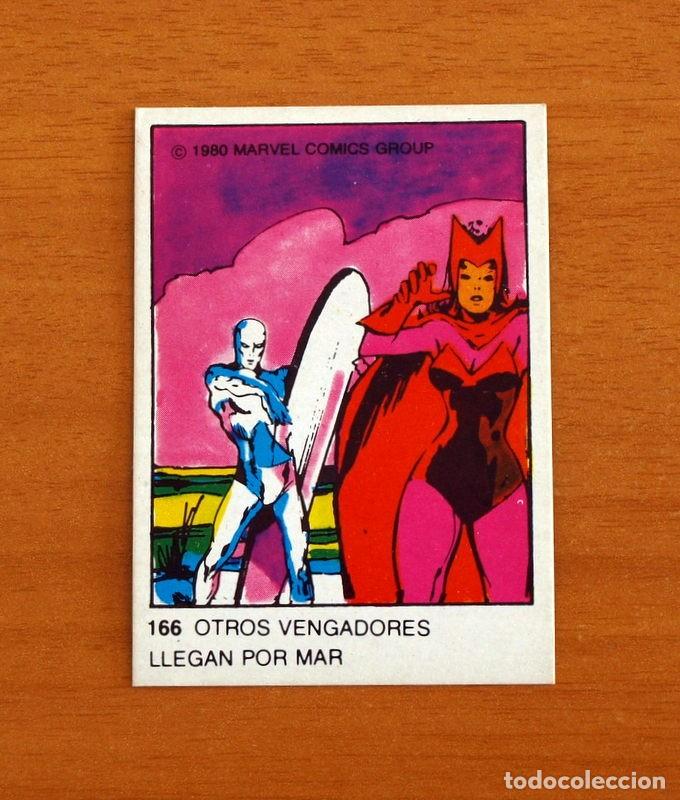 Coleccionismo Cromos antiguos: Superh&eacute;roes - N&ordm; 166 Vengadores - Marvel 1980 Comics Group - Chocolates Terrabusi - Nunca pegado